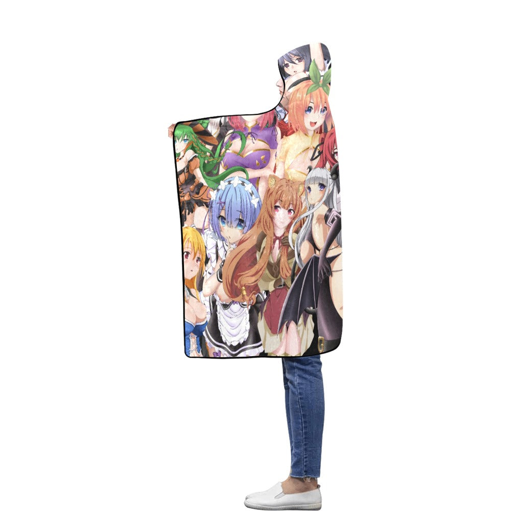 Waifu Hooded Blanket