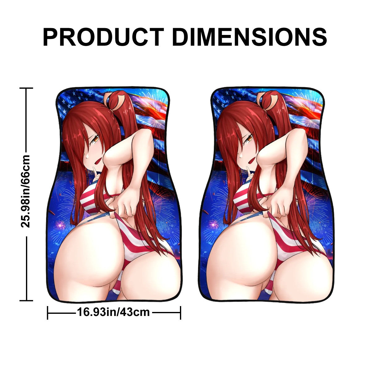 Erza American Booty Car Floor Mats