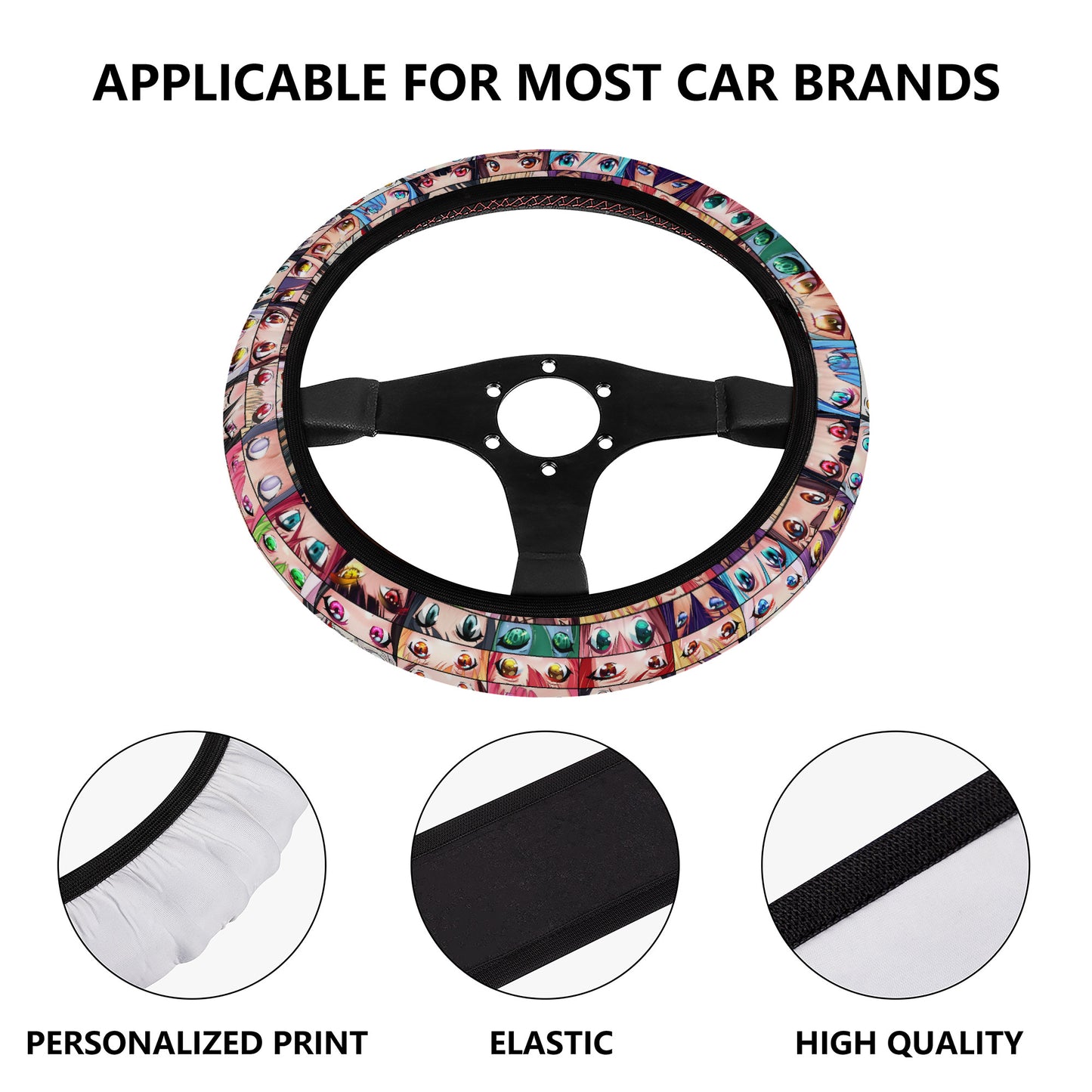 Eye Slaps Steering Wheel Cover