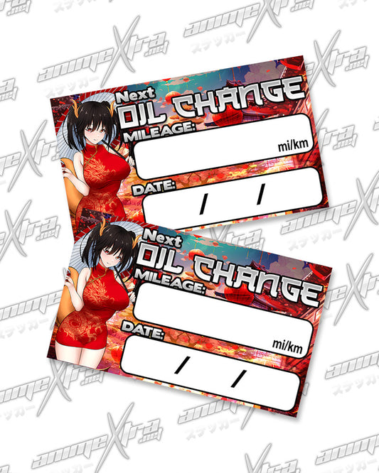 Kurumi Dragon Oil Change Stickers