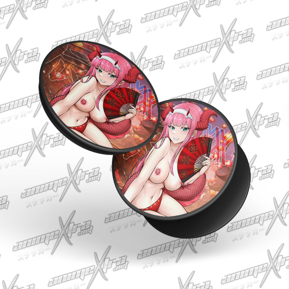 Zero Two Dragon Phone Grips