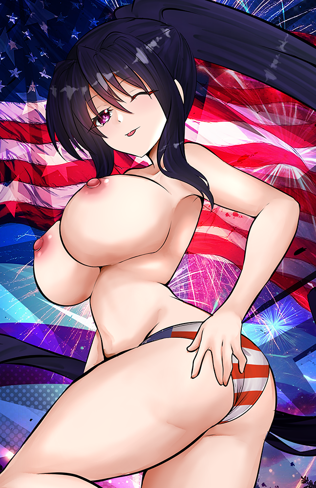 Akeno Patriot Bikini Poster