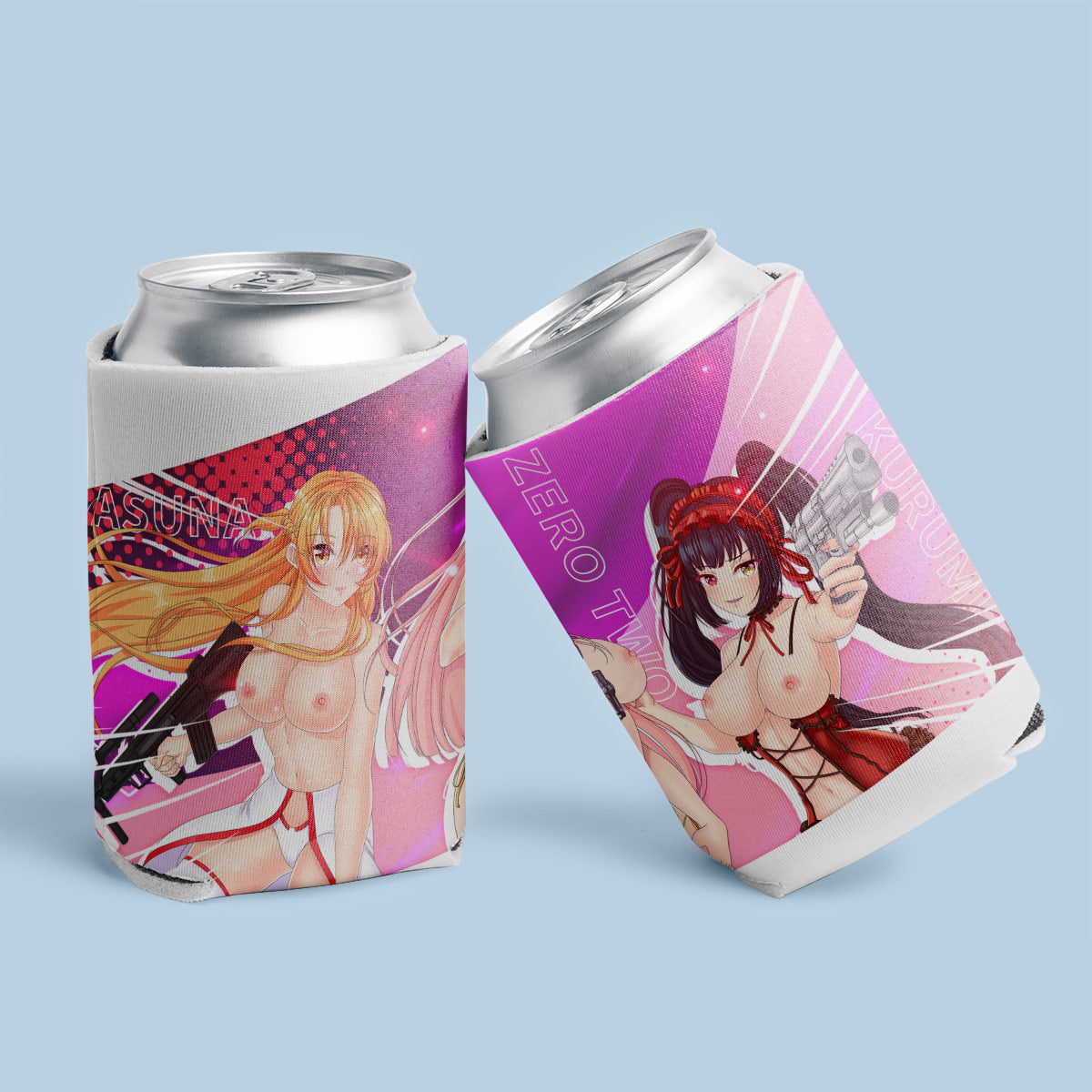 Armed Waifus v1 Can Coolers