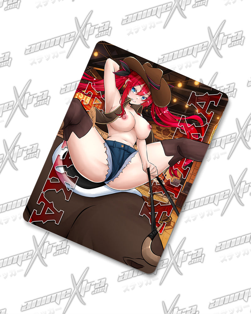 Ayaka Bronco Western Waifus Magnets