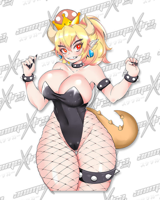 Bowsette Thicc Kiss Cuts