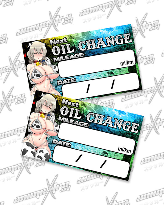 Cowgirl Tsuki Uzaki Oil Change Stickers