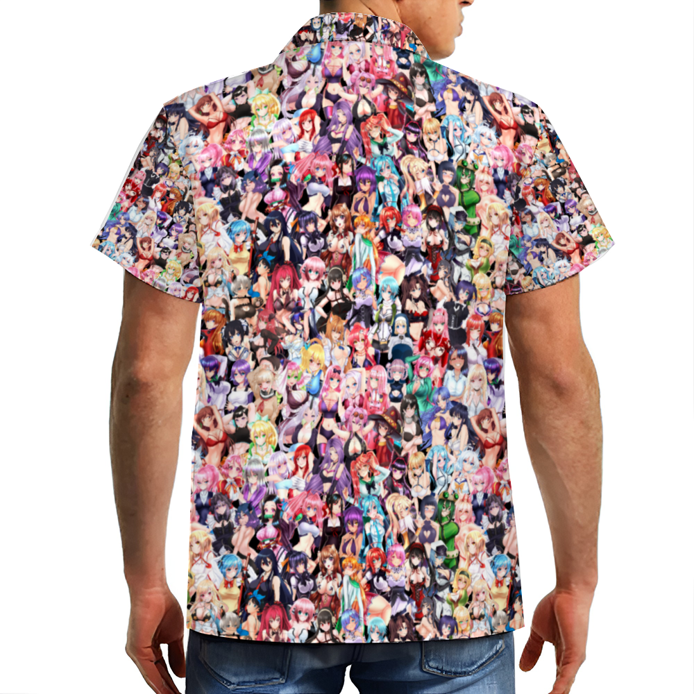 Waifus Short Sleeve Hawaiian Shirt