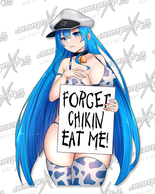 Cowgirl Esdeath Forget Chicken Kiss Cuts
