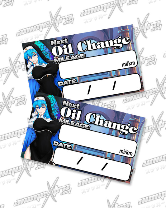 Esdeath Nun Oil Change Sticker