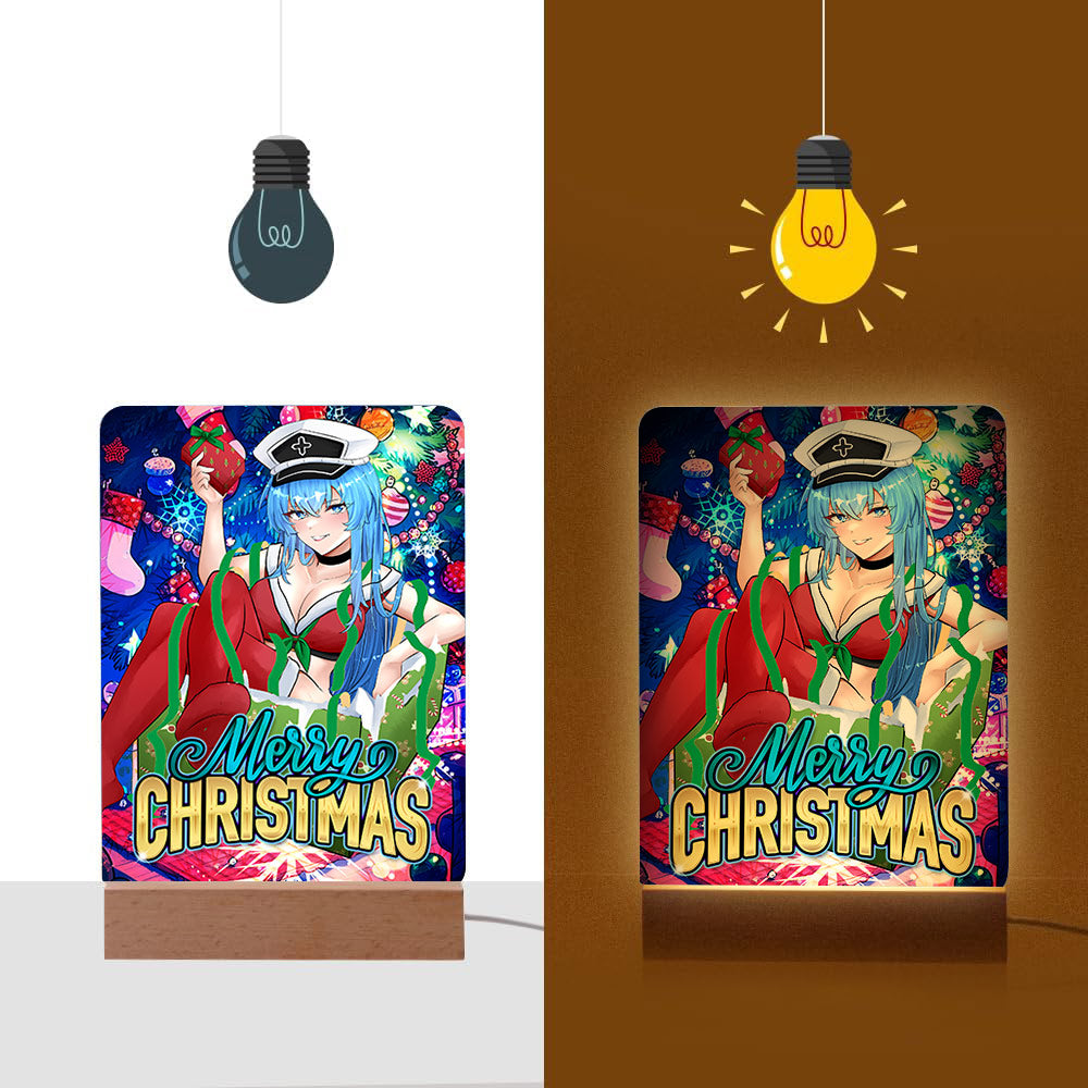 Esdeath Unwrapped Xmas Photo Lamp