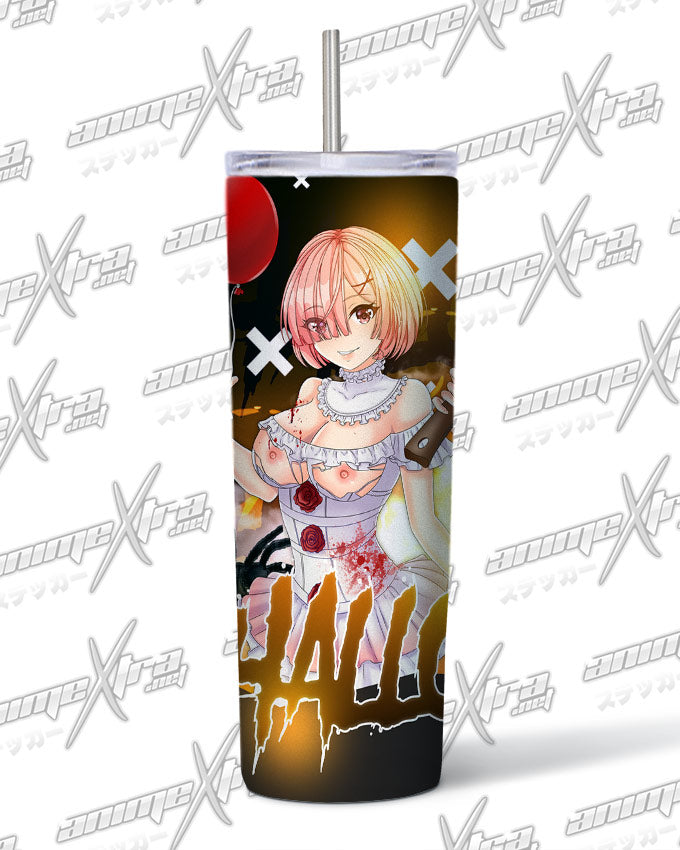 Halloween Rem Ram Glow in the Dark Tumbler