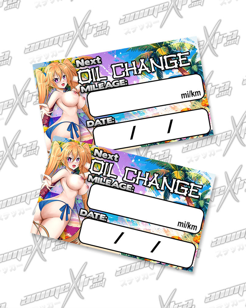 Irina Bikini Oil Change Stickers