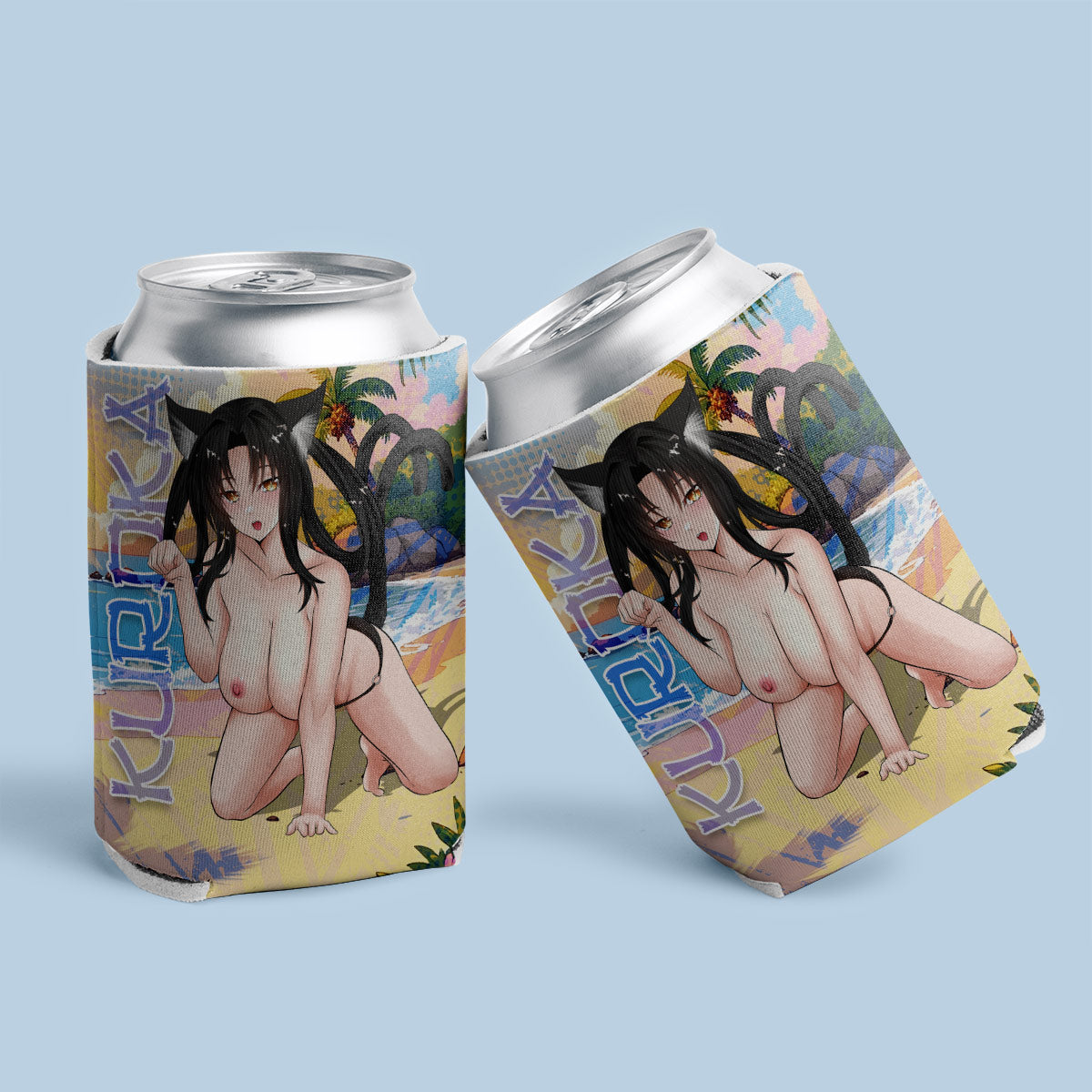 Kuroka Bikini Can Coolers