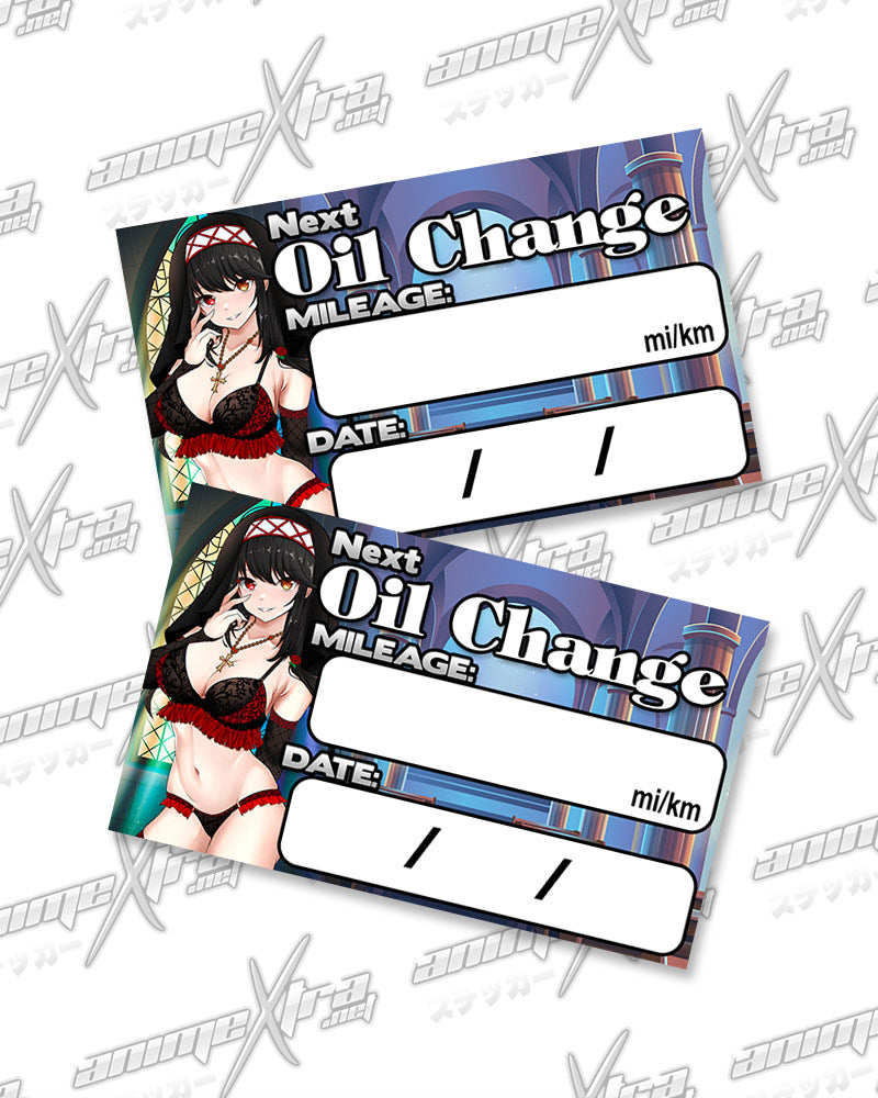 Kurumi Nun Oil Change Sticker