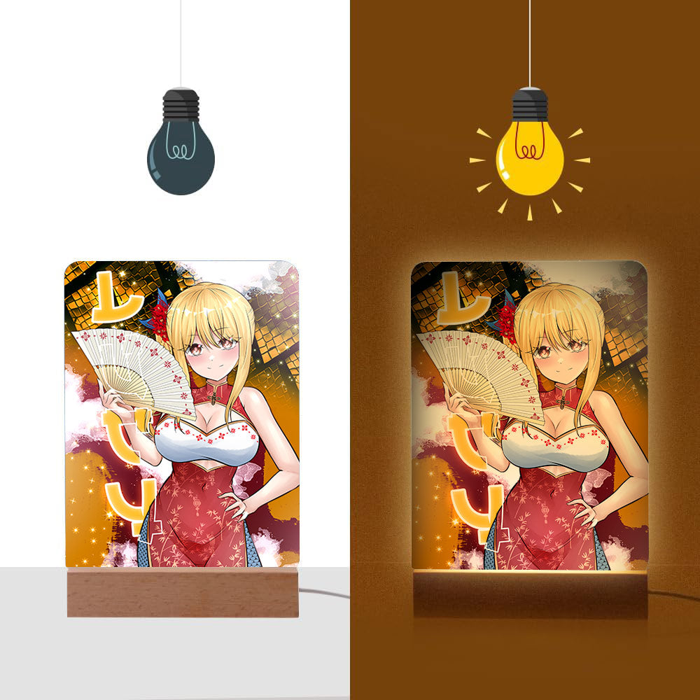 Lucy Year of the Snake Photo Lamp