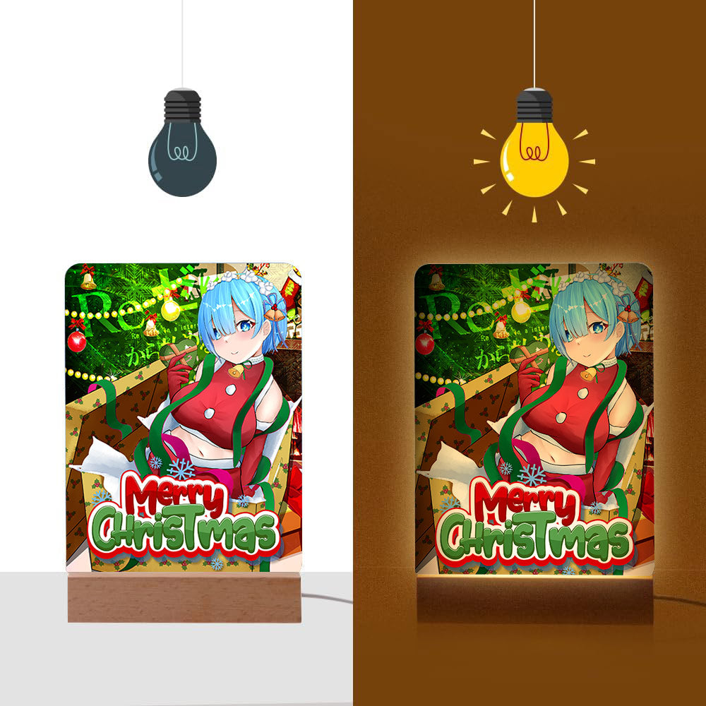 Rem Unwrapped Xmas Photo Lamp