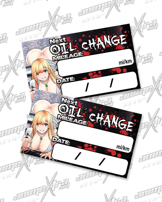 Sadako Marin Oil Change Stickers