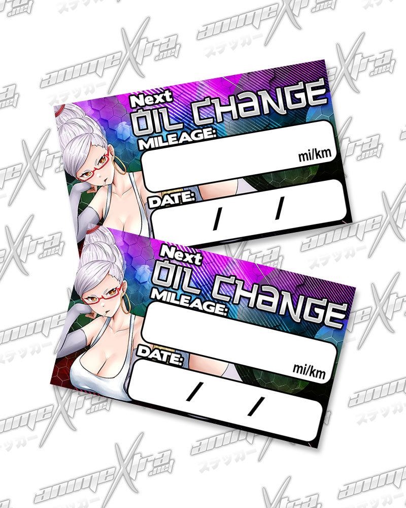 Seiko Ayase Oil Change Stickers