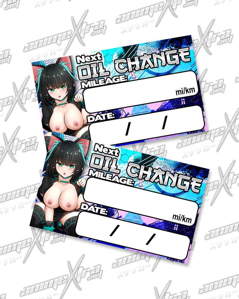 Tama Oil Change Stickers