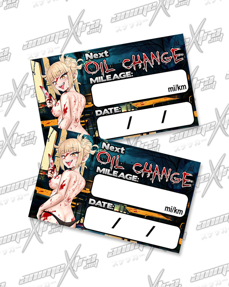 Toga Yandere Oil Change Stickers