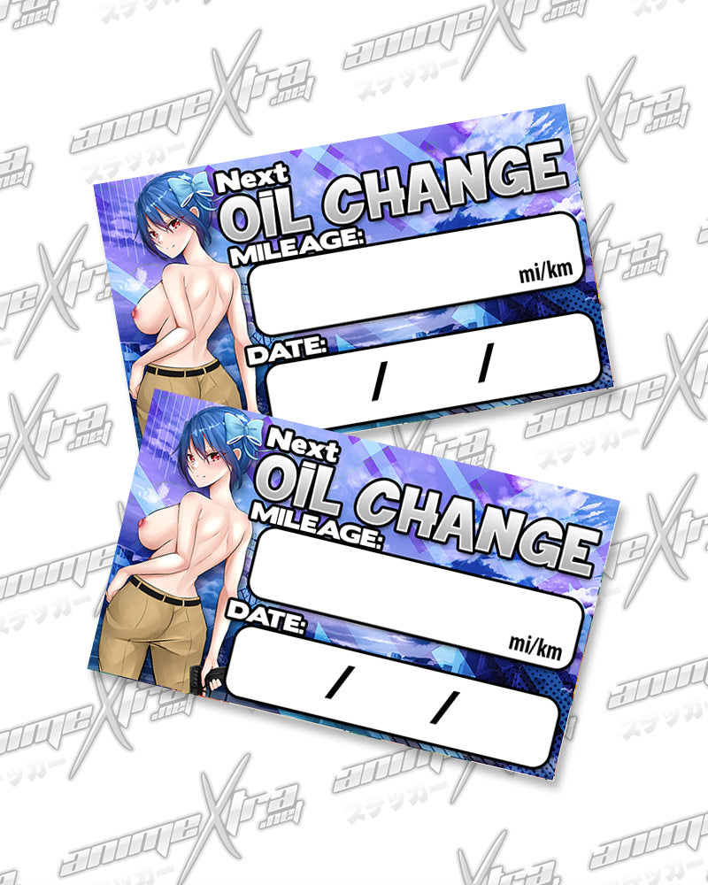 Tsugumi Oil Change Stickers