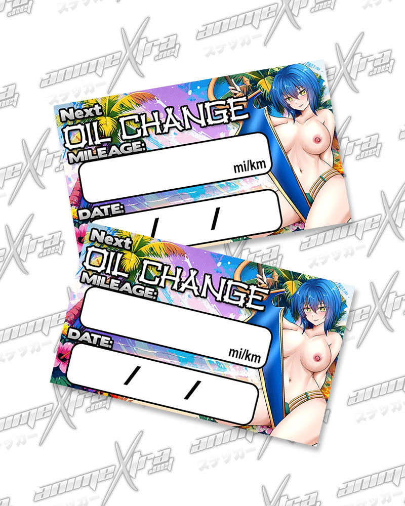 Xenovia Bikini Oil Change Stickers