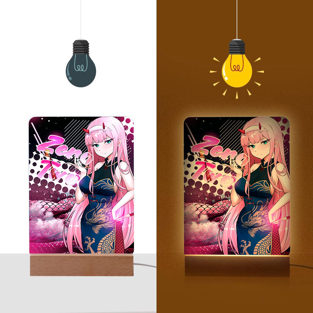 Zero Two Year of the Snake Photo Lamp