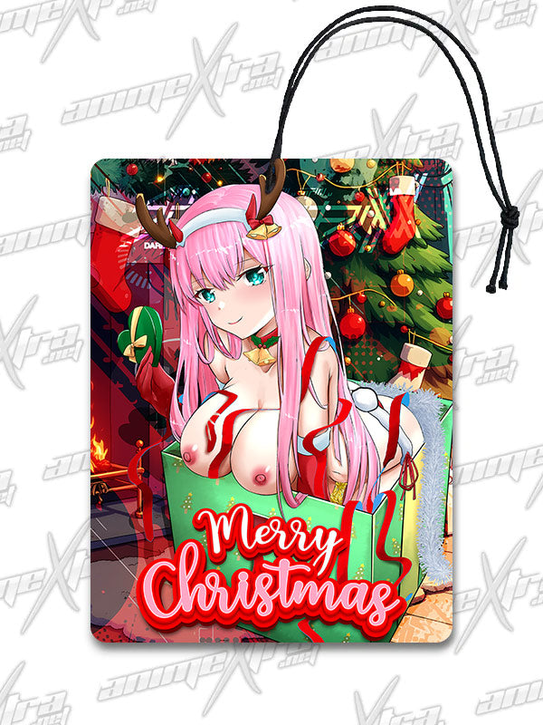Zero Two Unwrapped Xmas Air Fresheners