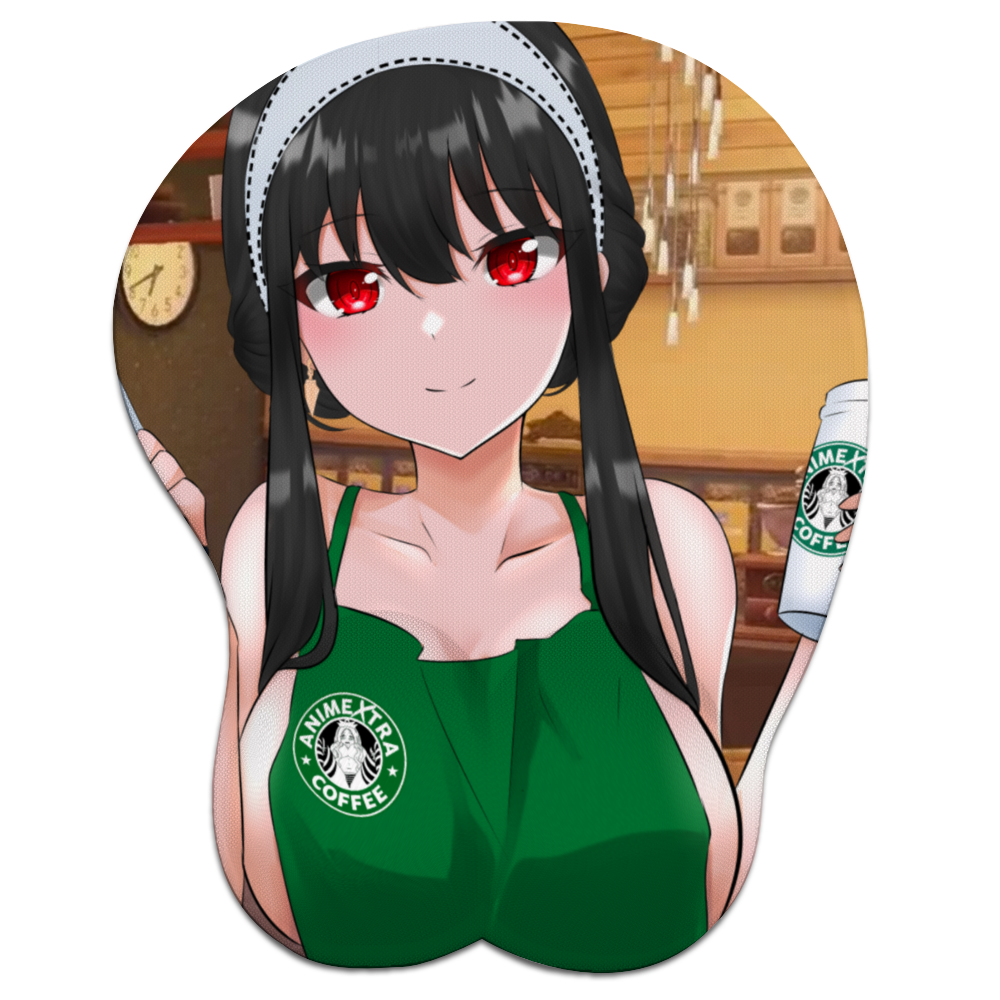 Yor Forger Iced Latte Oppai Mousepad – AnimeXtra