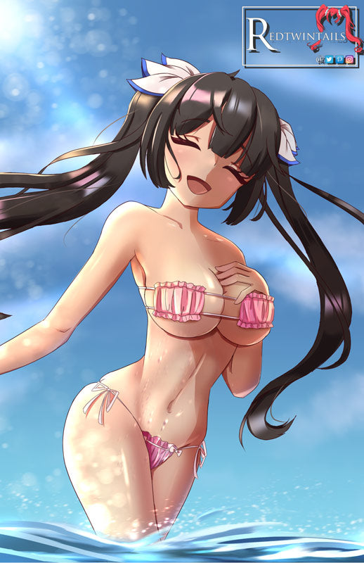 Hestia Beach Babe Poster