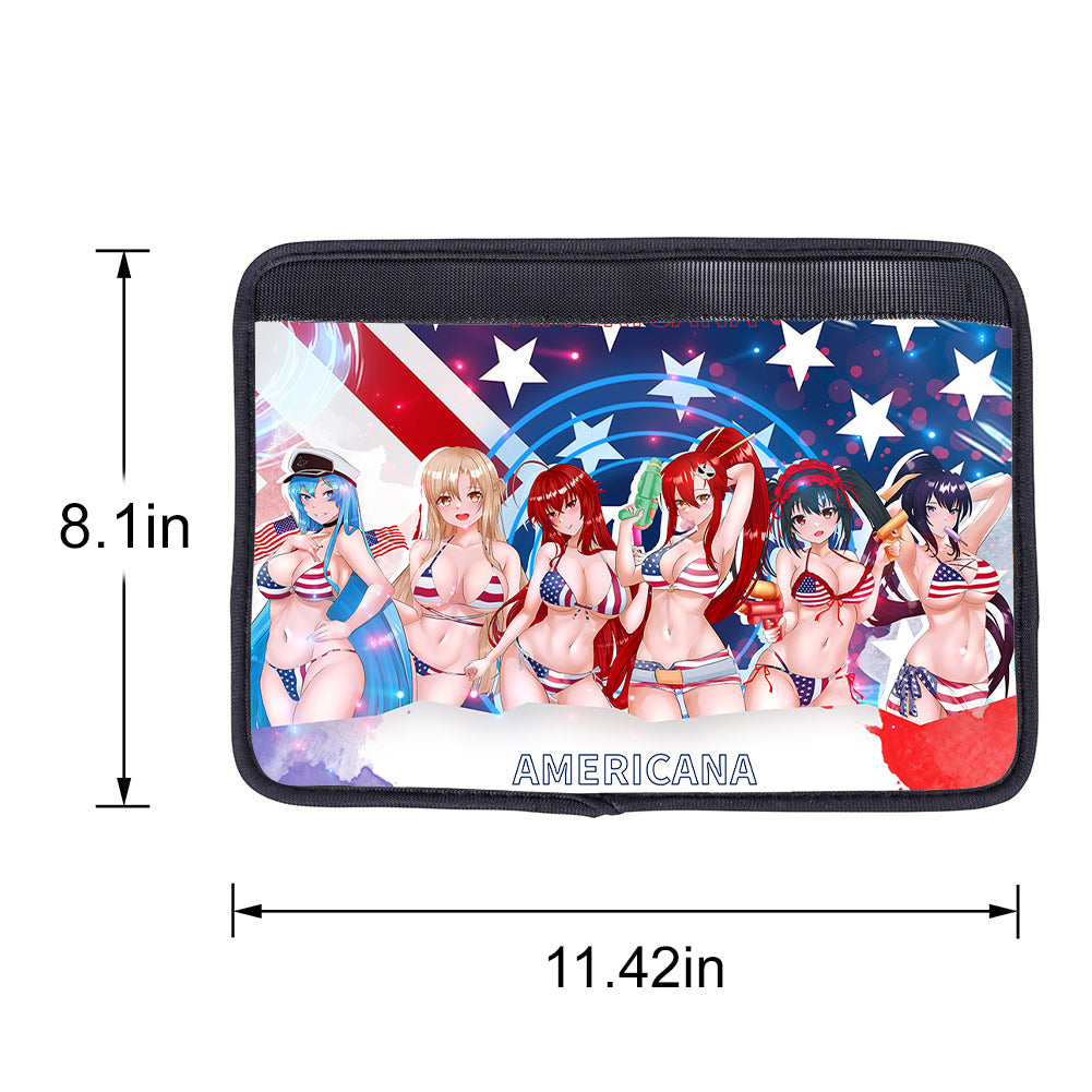 Americana Waifus Seat Belt Covers