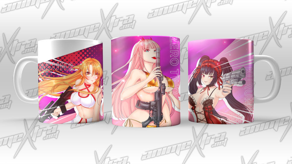Armed Waifus v1 Coffee Mugs