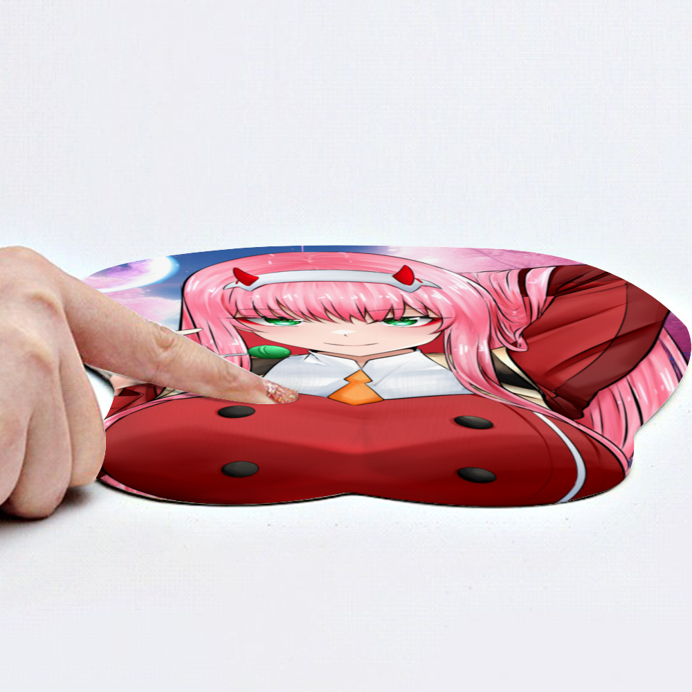 Zero Two Oppai Mousepad
