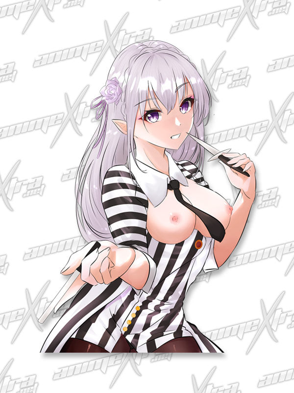 Emilia x Beetlejuice Kiss Cuts