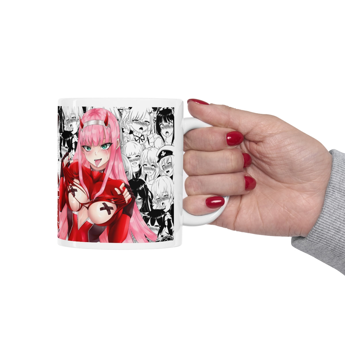 Ahegao Zero Two Coffee Mugs