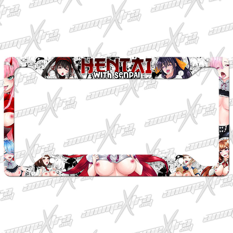 Hentai With Senpai Plate Cover