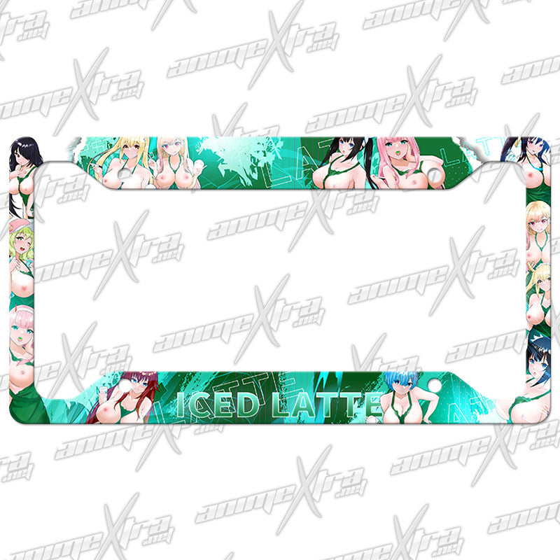 Iced Latte Waifus Plate Cover