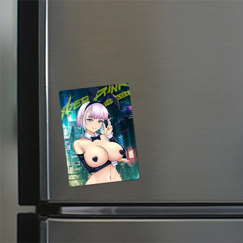 Lucy Reverse Bunny Magnets