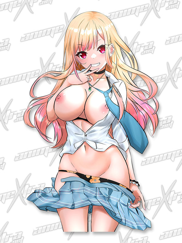 Marin Schoolgirl Strip Kiss Cuts