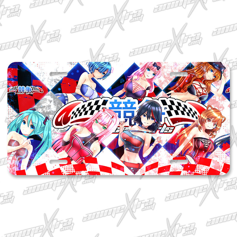 Racer Girls License Plate