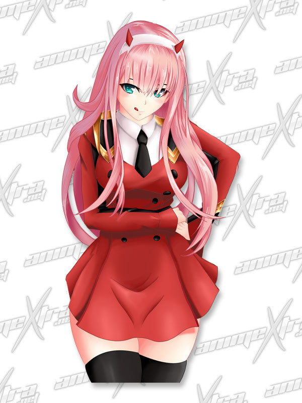 Zero Two Uniform Front Kiss Cut