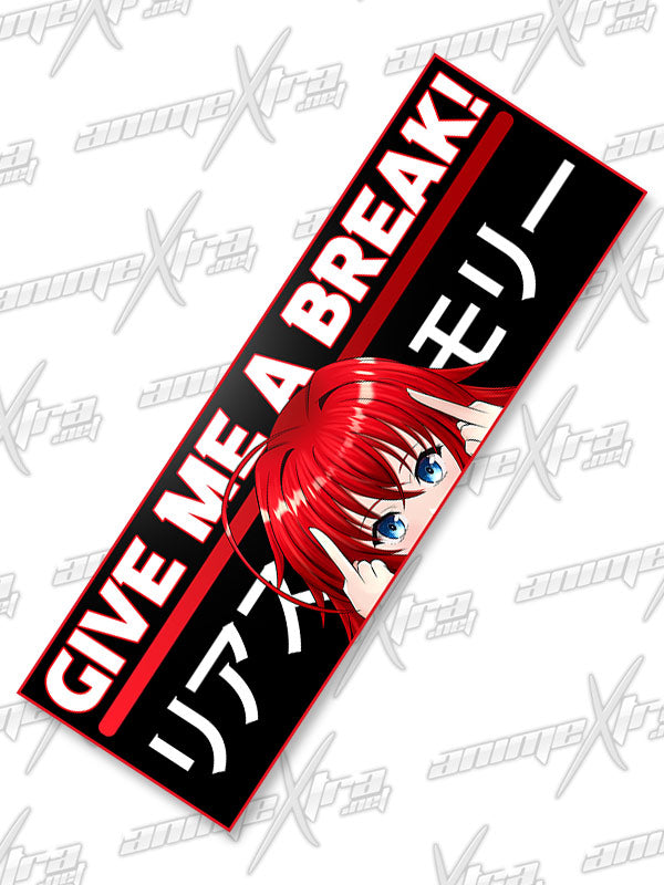 Rias Give Me A Break FU Slap