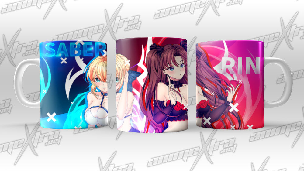 Rin Saber Color Changing Mugs