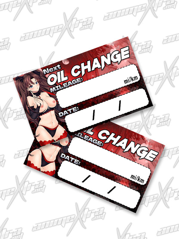 Rin Tohsaka Oil Change Sticker