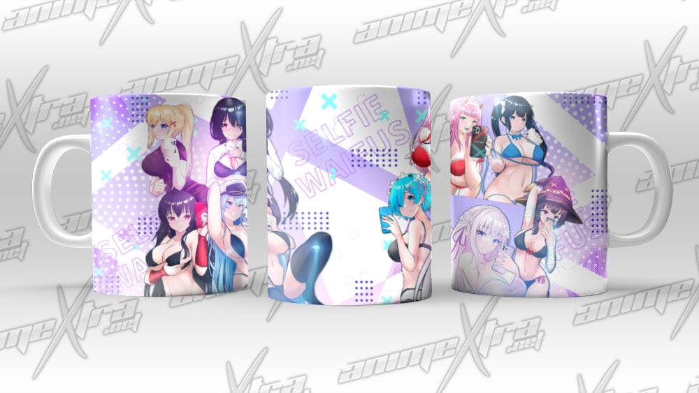 Selfie Waifus Color Changing Mugs