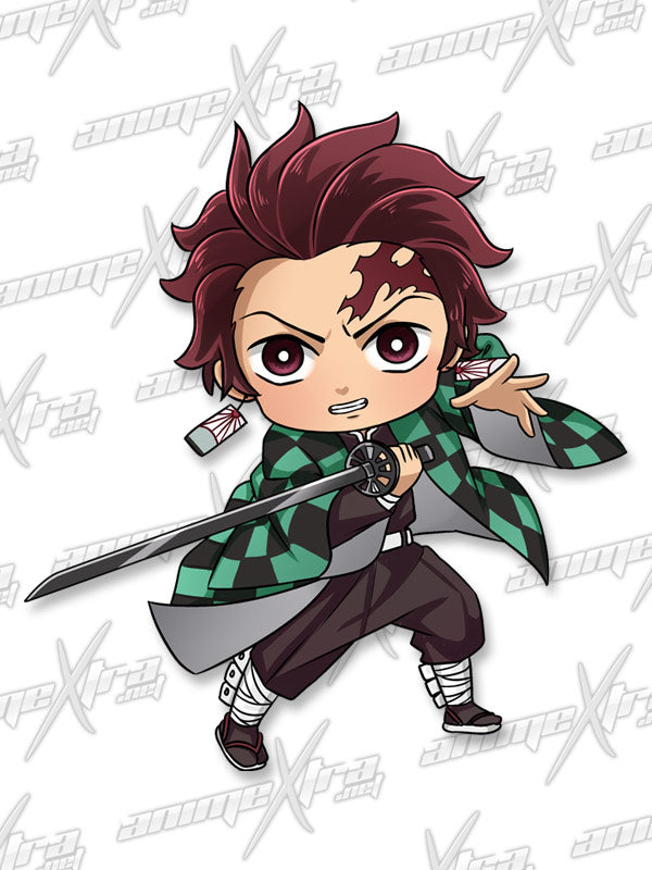 Tanjiro Chibi Kiss Cut