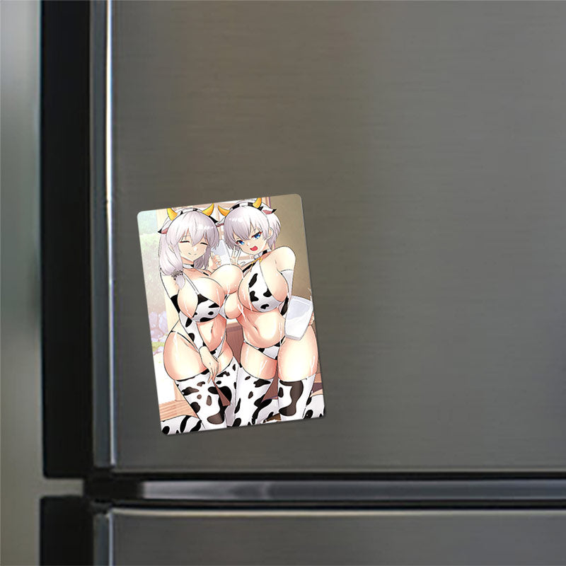Tsuki & Hana Cowgirl Magnets