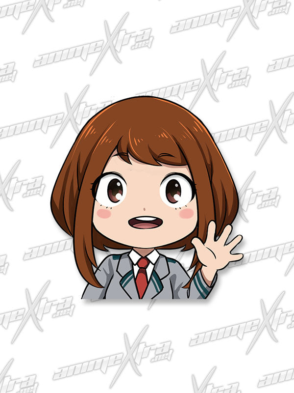 Uraraka Chibi Bust Peeker