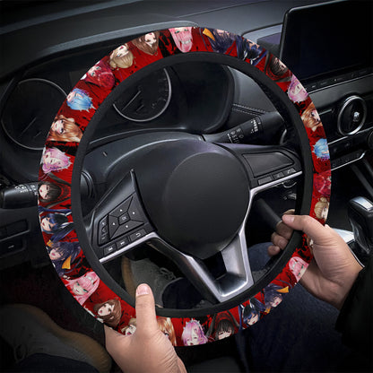 Ahegao Steering Wheel Covers