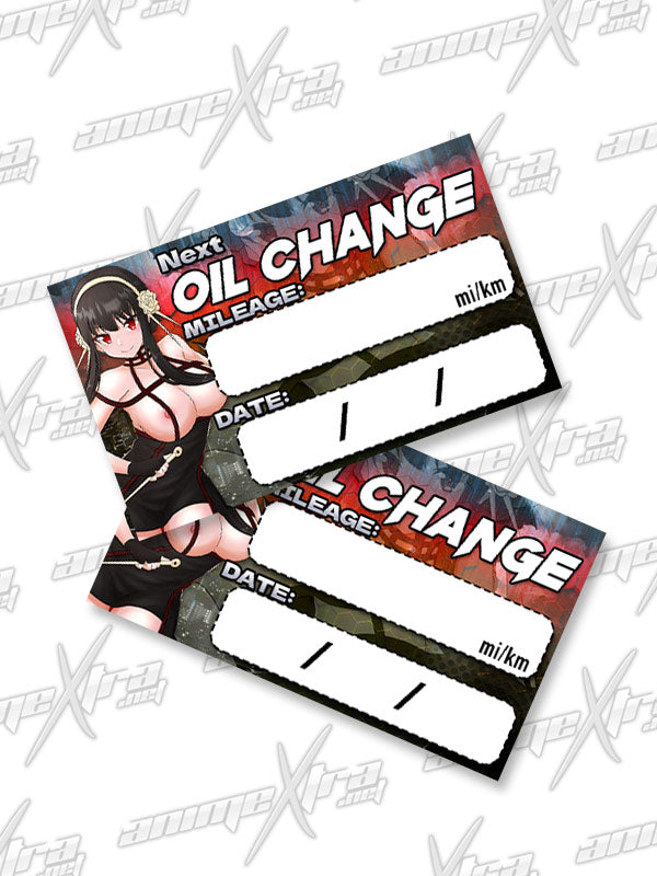 Yor Forger Oil Change Sticker
